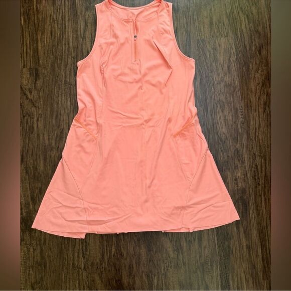 Athleta stretchy dress size Xl bust 20” length 35” two pockets in sides - Picture 3 of 4